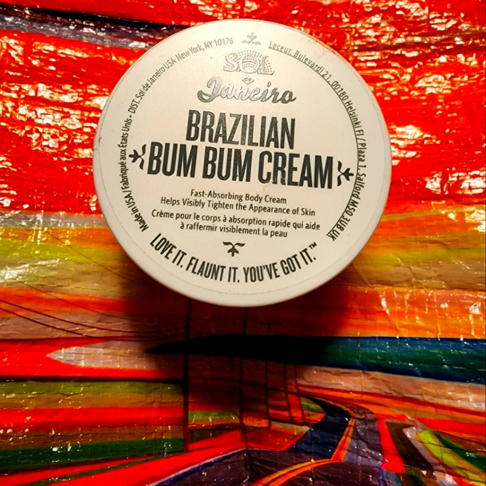 NEW Sol de Janeiro Brazilian Bum Bum Cream Body Lotion (2.5 oz) smoke free home.